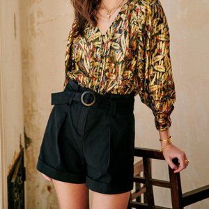 Rare Sezane Romeo Shorts and Belt